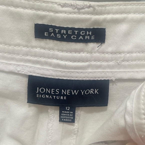 Jones New York shorts white stretch 12 - Picture 6 of 11